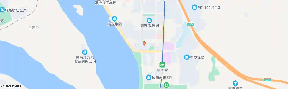重庆巴南区公安局_公交站地图_重庆公交_妙搜公交查询2025