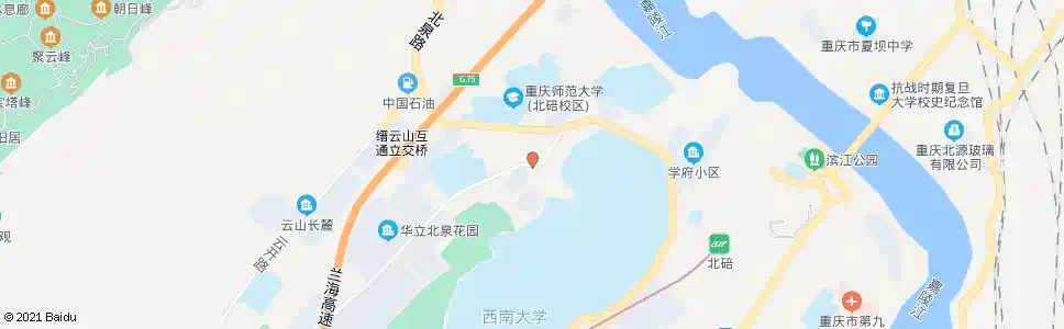 重庆仪表六厂_公交站地图_重庆公交_妙搜公交查询2025