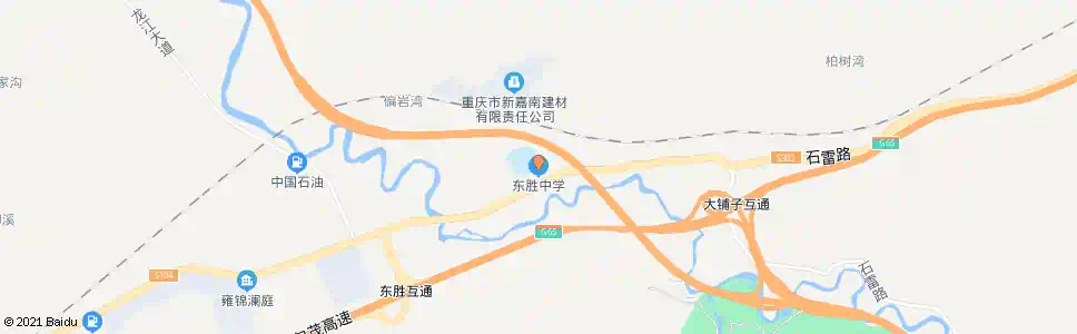 重庆东胜中学_公交站地图_重庆公交_妙搜公交查询2025