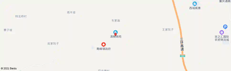 重庆青峰转盘_公交站地图_重庆公交_妙搜公交查询2025