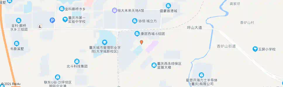 重庆康居西城花市_公交站地图_重庆公交_妙搜公交查询2025