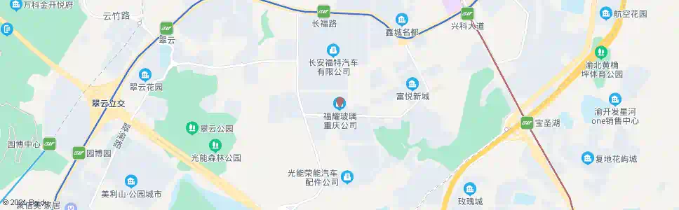 重庆福耀玻璃_公交站地图_重庆公交_妙搜公交查询2025