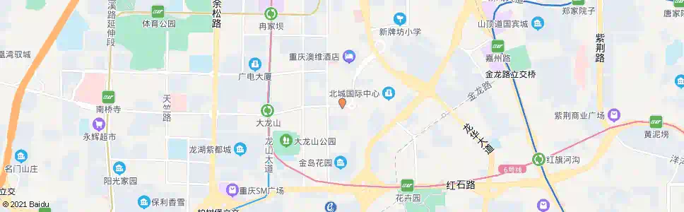 重庆东和春天_公交站地图_重庆公交_妙搜公交查询2025