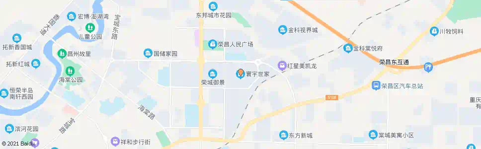 重庆寰宇世家_公交站地图_重庆公交_妙搜公交查询2025