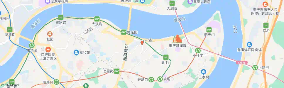 重庆涪江一号桥北桥头_公交站地图_重庆公交_妙搜公交查询2025