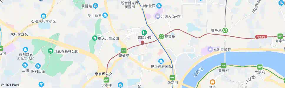 重庆建新西路_公交站地图_重庆公交_妙搜公交查询2025