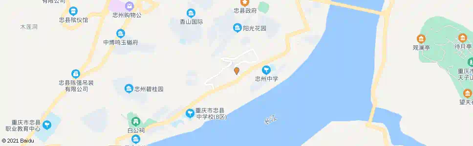 重庆忠县重百_公交站地图_重庆公交_妙搜公交查询2025