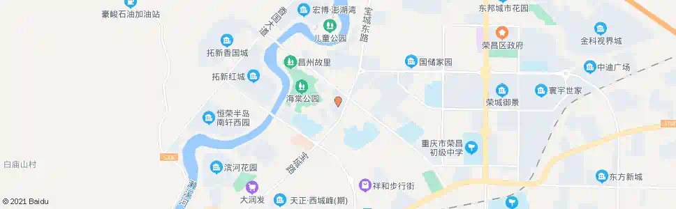 重庆海德棠城_公交站地图_重庆公交_妙搜公交查询2025
