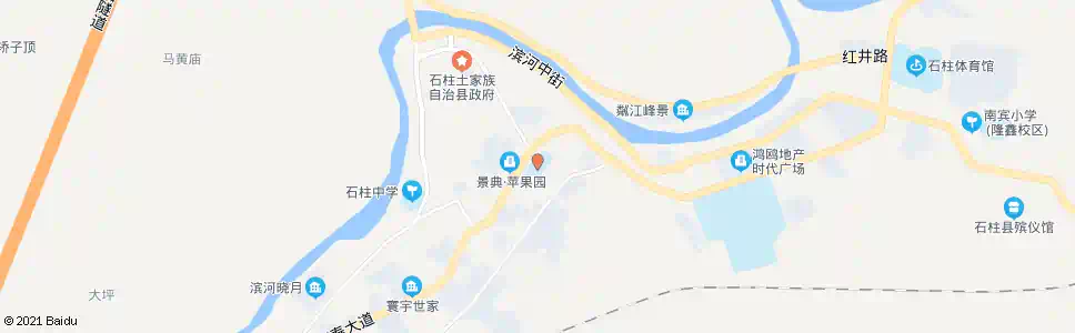 重庆石柱民族中学_公交站地图_重庆公交_妙搜公交查询2025