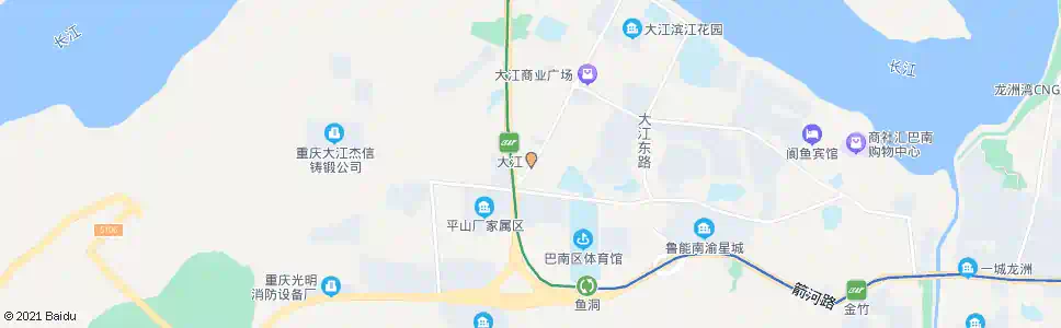 重庆莲花市场_公交站地图_重庆公交_妙搜公交查询2025