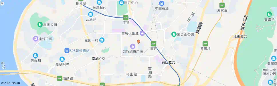 重庆珊瑚村_公交站地图_重庆公交_妙搜公交查询2025
