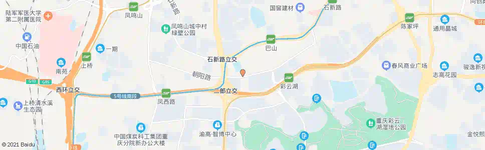 重庆朝阳路菜市场_公交站地图_重庆公交_妙搜公交查询2025