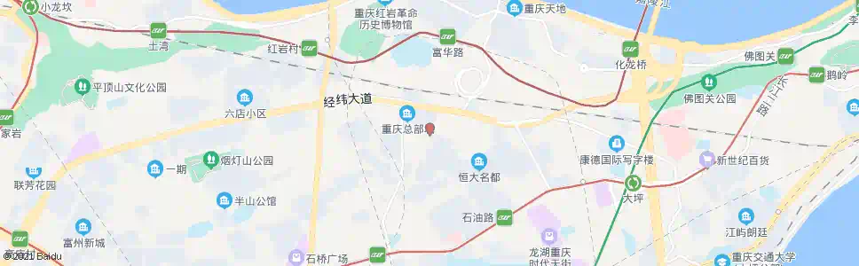 重庆石油路小学_公交站地图_重庆公交_妙搜公交查询2025
