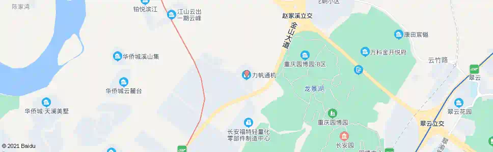 重庆力帆厂_公交站地图_重庆公交_妙搜公交查询2025