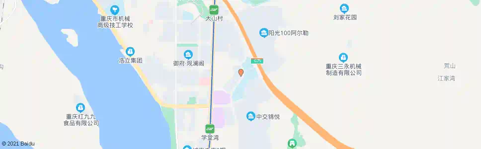 重庆巴南万达1站_公交站地图_重庆公交_妙搜公交查询2025