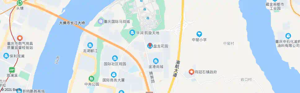 重庆盘龙花园_公交站地图_重庆公交_妙搜公交查询2025