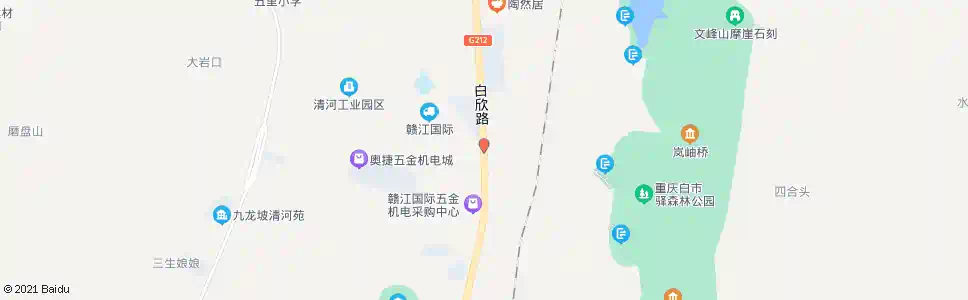 重庆华行道_公交站地图_重庆公交_妙搜公交查询2025