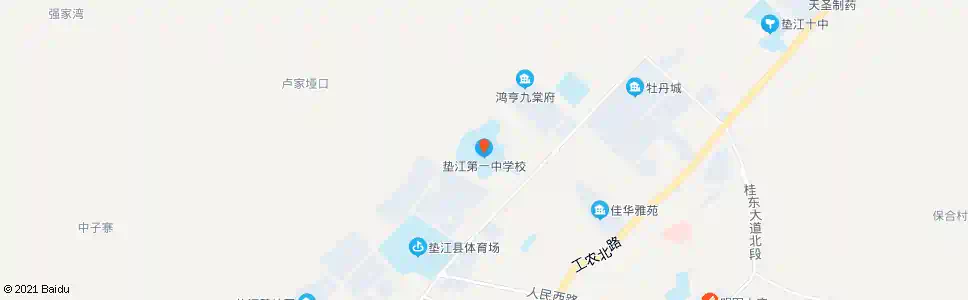重庆垫江一中_公交站地图_重庆公交_妙搜公交查询2025
