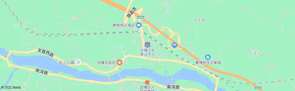 重庆武隆新汽车站_公交站地图_重庆公交_妙搜公交查询2025