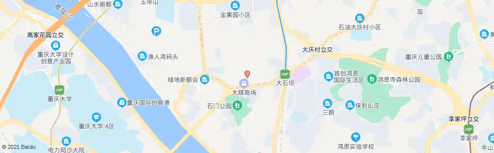重庆203中学_公交站地图_重庆公交_妙搜公交查询2025