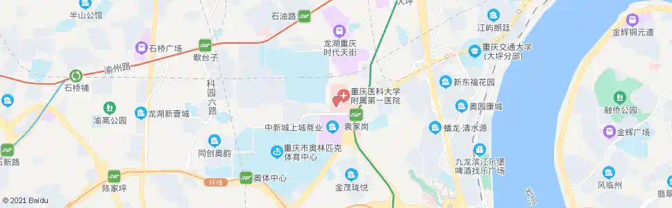 重庆区医院门诊_公交站地图_重庆公交_妙搜公交查询2025