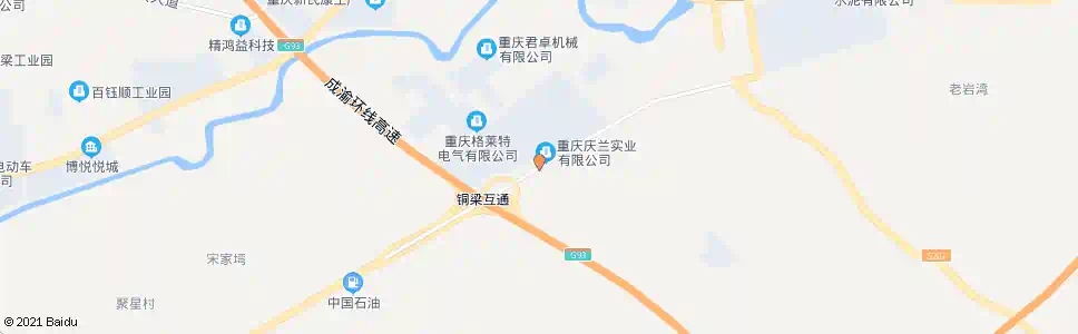 重庆庆兰实业_公交站地图_重庆公交_妙搜公交查询2025