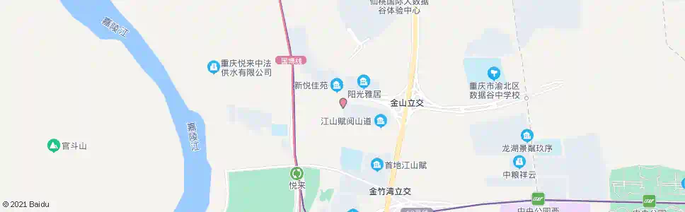 重庆高峰寺安置点_公交站地图_重庆公交_妙搜公交查询2025