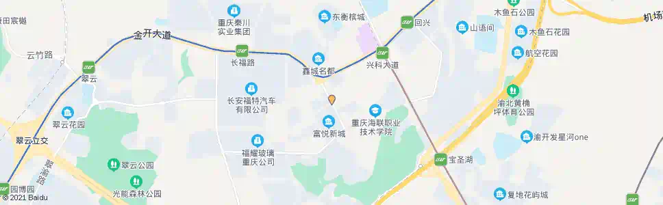 重庆兴科三路_公交站地图_重庆公交_妙搜公交查询2025