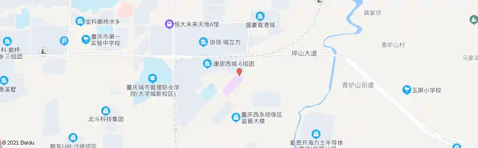 重庆枊河康居_公交站地图_重庆公交_妙搜公交查询2025
