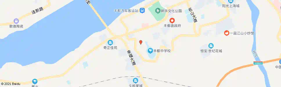 重庆丰都中学宿舍楼_公交站地图_重庆公交_妙搜公交查询2025