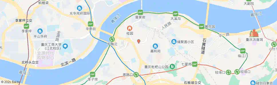 重庆学田湾_公交站地图_重庆公交_妙搜公交查询2025