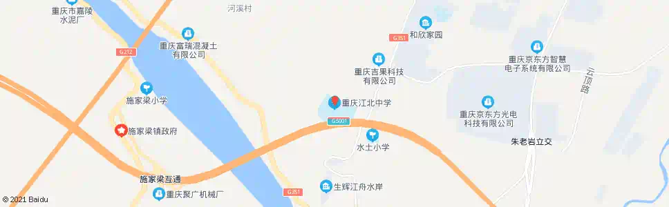 重庆潼南中学江北分校站_公交站地图_重庆公交_妙搜公交查询2025