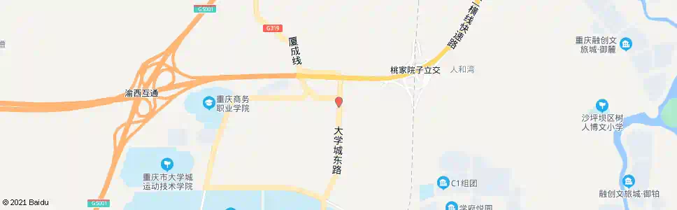 重庆仁安医院_公交站地图_重庆公交_妙搜公交查询2025