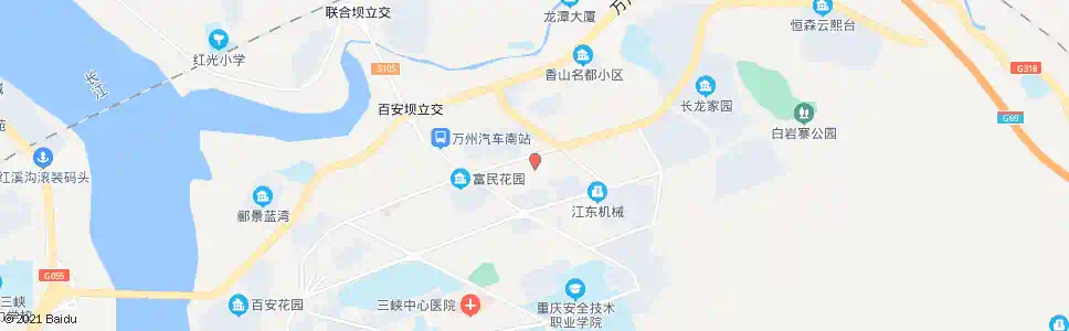 重庆万州上海中学_公交站地图_重庆公交_妙搜公交查询2025
