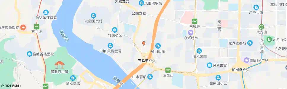 重庆山水景园_公交站地图_重庆公交_妙搜公交查询2025