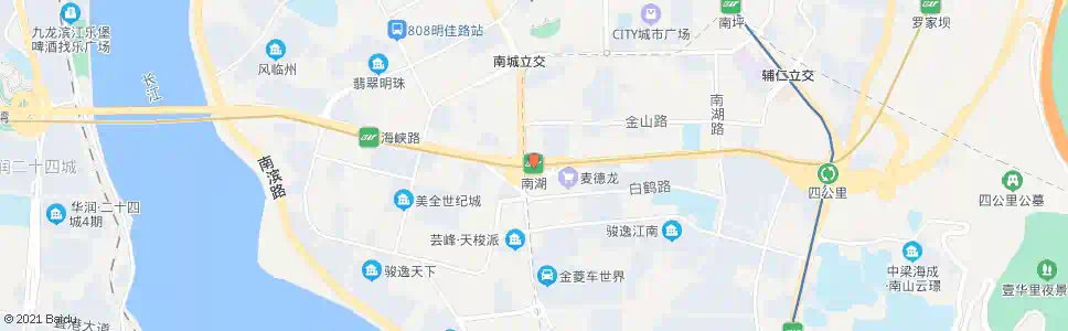 重庆南湖中学_公交站地图_重庆公交_妙搜公交查询2025