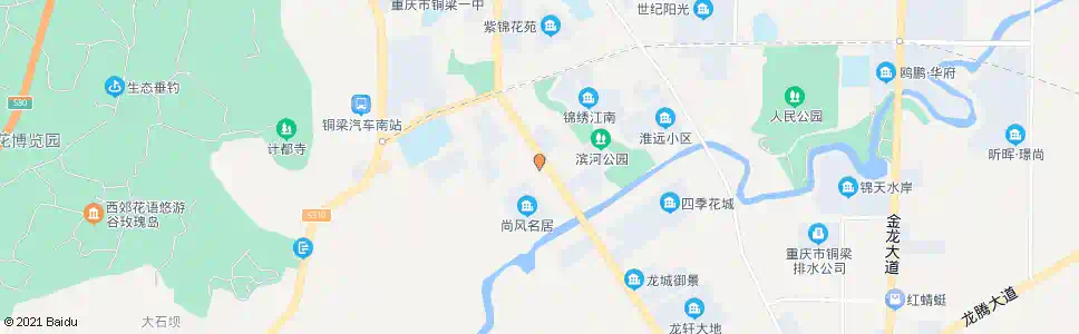 重庆铜梁区委_公交站地图_重庆公交_妙搜公交查询2025