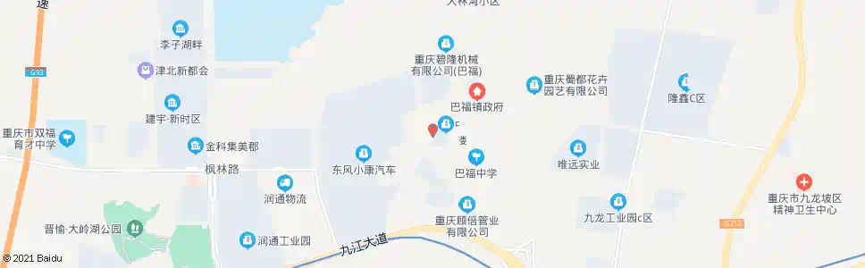 重庆巴福_公交站地图_重庆公交_妙搜公交查询2025