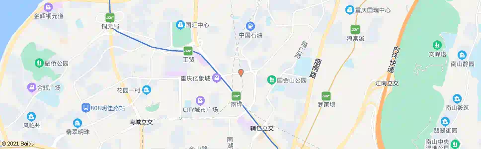 重庆南坪长途站_公交站地图_重庆公交_妙搜公交查询2025