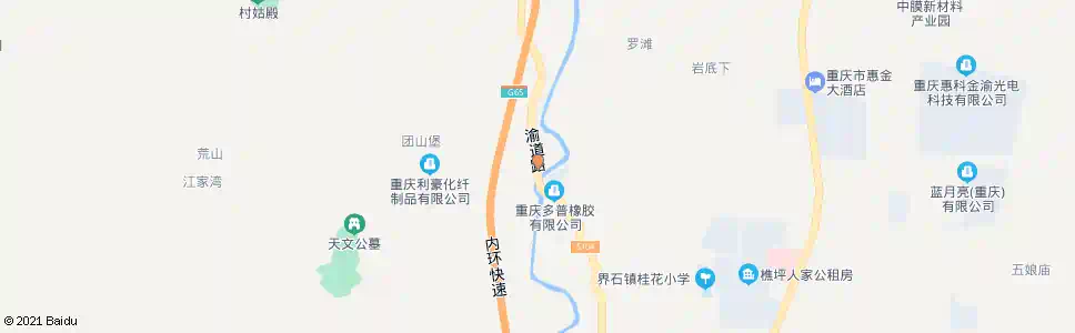 重庆桃花滩1站_公交站地图_重庆公交_妙搜公交查询2025