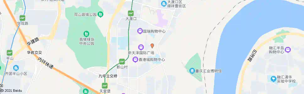 重庆九中路_公交站地图_重庆公交_妙搜公交查询2025
