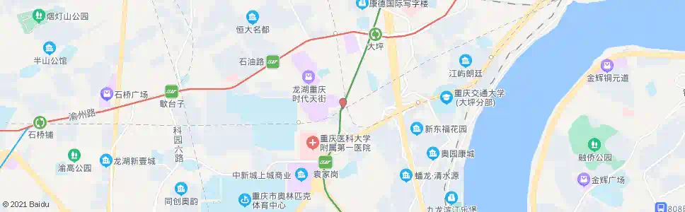 重庆马家堡_公交站地图_重庆公交_妙搜公交查询2025