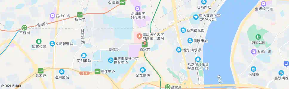 重庆袁家岗站_公交站地图_重庆公交_妙搜公交查询2025