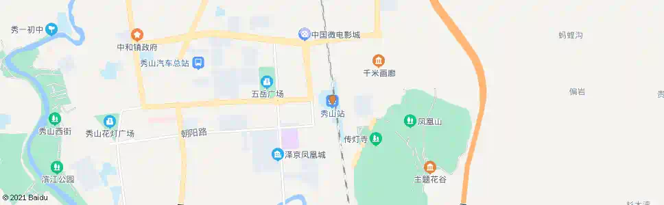 重庆秀山火车站_公交站地图_重庆公交_妙搜公交查询2025