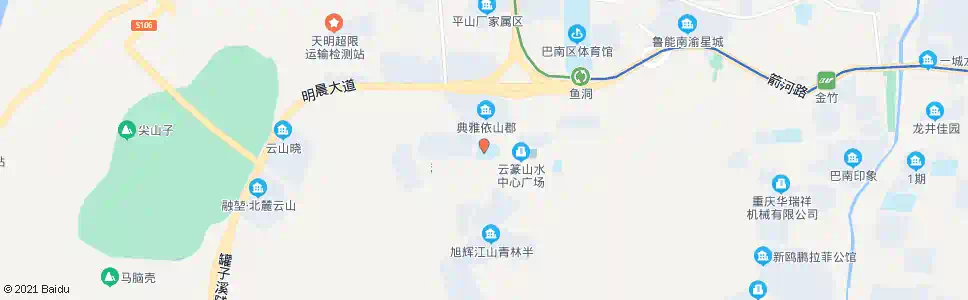 重庆云篆山水新华小学_公交站地图_重庆公交_妙搜公交查询2025
