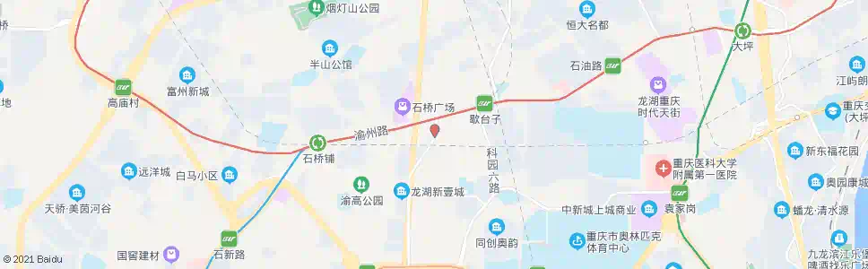 重庆科园路口_公交站地图_重庆公交_妙搜公交查询2025
