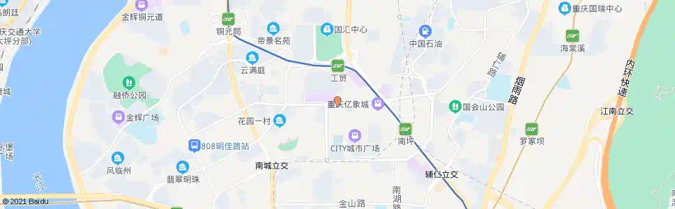 重庆上海城_公交站地图_重庆公交_妙搜公交查询2025