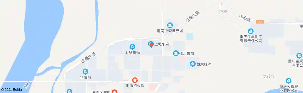 重庆上城华府_公交站地图_重庆公交_妙搜公交查询2025