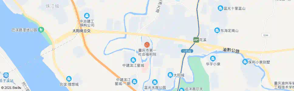 重庆市第一福利院_公交站地图_重庆公交_妙搜公交查询2025