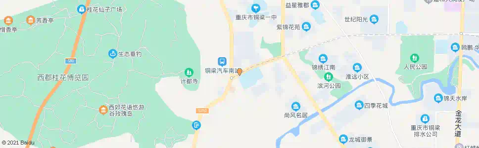重庆铜梁三角碑_公交站地图_重庆公交_妙搜公交查询2025